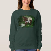 Appaloosa Merrie en Veulen Trui (Voorkant)