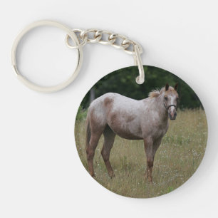 Appaloosa Paard in de gras Sleutelhanger