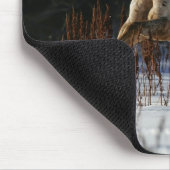 Appaloosa-paard met sneeuw muismat (Hoek)