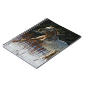 Appaloosa-paard met sneeuw notitieboek (Linkerzijde)