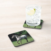 Appaloosa-paard met vlucht 2 bier onderzetter (Rechterzijde)