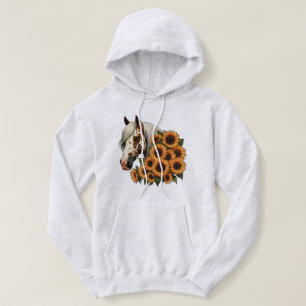 Appaloosa Paard met Zonnebloemen Hoodie
