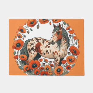 Appaloosa Paard Poppy Appy Paarden Deurmat