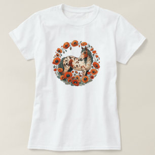 Appaloosa Paard Poppy Appy Paarden T-shirt