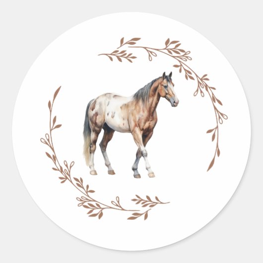 Appaloosa paard sticker (Voorkant)