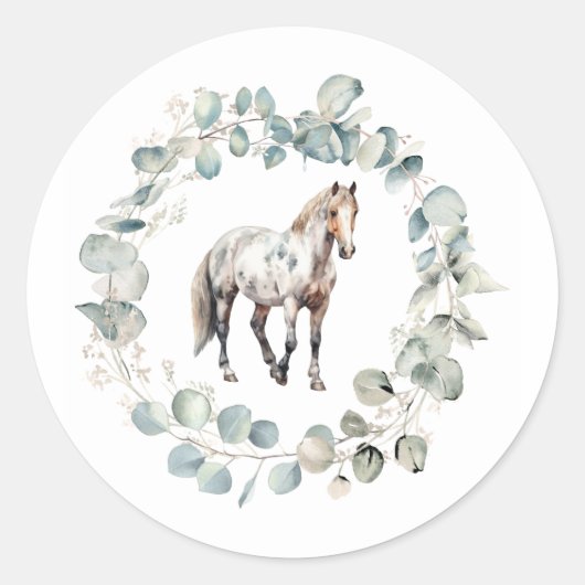 Appaloosa paard stickers (Voorkant)