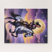 Appaloosa Paard Waterverf Luipaard Legpuzzel (Horizontaal)