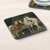 Appaloosa paarden bier onderzetter (Linkerzijde)