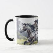 Appaloosa-paarden Mok (Links)