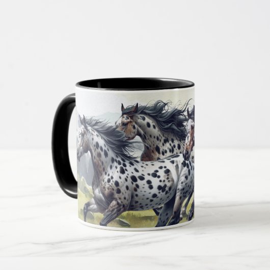Appaloosa-paarden Mok (Voorkant links)