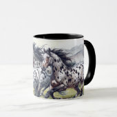 Appaloosa-paarden Mok (Voorkant rechts)