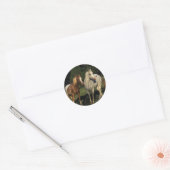 Appaloosa paarden ronde sticker (Envelop)
