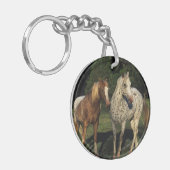 Appaloosa paarden sleutelhanger (Voorkant Links)