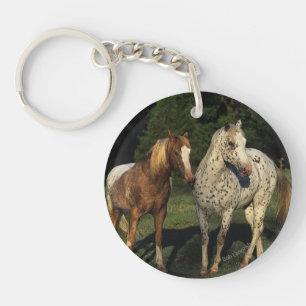 Appaloosa paarden sleutelhanger