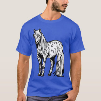 Appaloosa Paardrijden Cadeau cadeau Pony Girl fami T-shirt