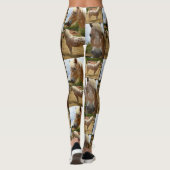 Appaloosa paarse collage, dames met volledige afdr leggings (Achterkant)