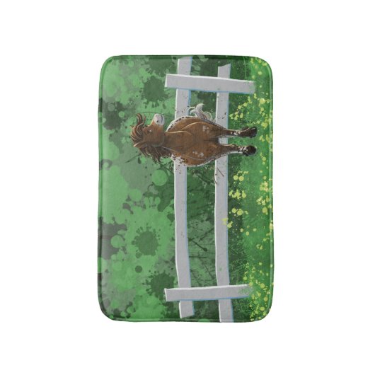 Appaloosa Pony Badmat (Voorkant Verticaal)