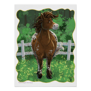 Appaloosa Pony Perfect Poster