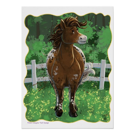 Appaloosa Pony Perfect Poster (Voorkant)
