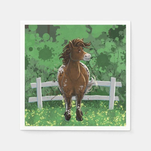 Appaloosa Pony Servet (Voorkant)