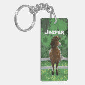 Appaloosa Pony Sleutelhanger (Voorkant Links)