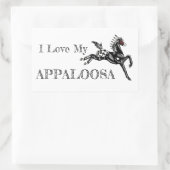 Appaloosa Rechthoekige Sticker (Tas)