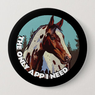 Appaloosa Ronde Button 4,0 Cm
