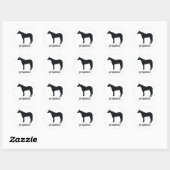 Appaloosa Ronde Sticker (Vel)