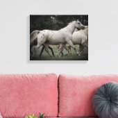 Appaloosa Running Free Canvas Afdruk (Insitu (Woonkamer))