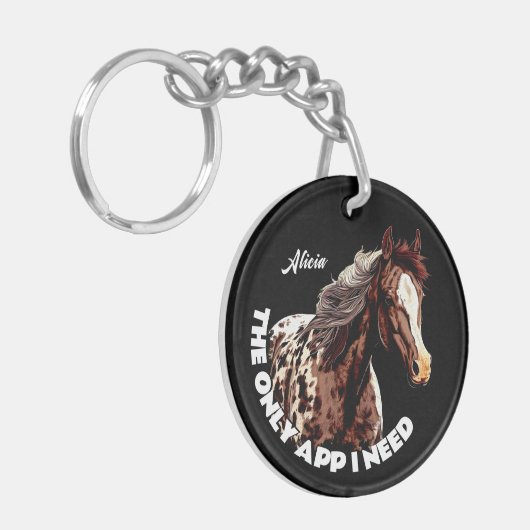  Appaloosa Sleutelhanger (Voorkant Links)