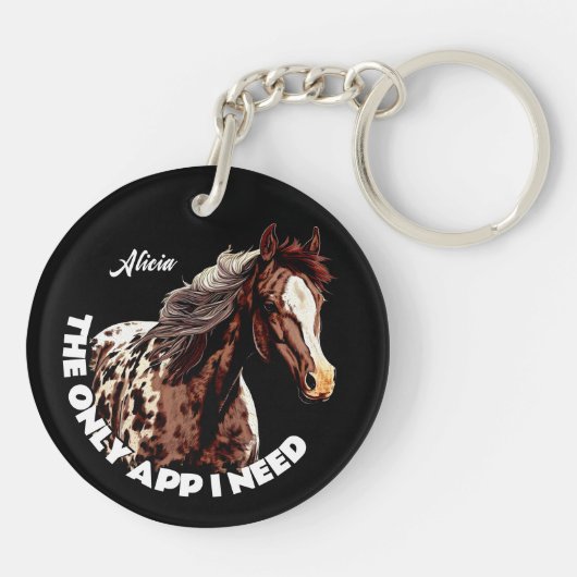 Appaloosa Sleutelhanger (Achterkant)