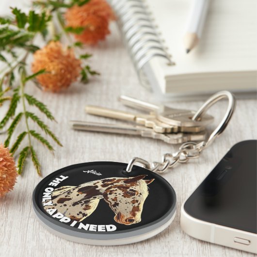  Appaloosa Sleutelhanger (Voorkant Rechts)