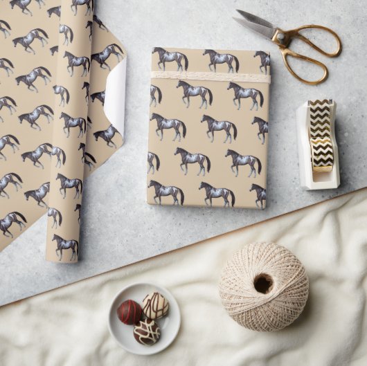 Appaloosa Stute | Westernpferd | laufend - Cadeaupapier (Crafts)