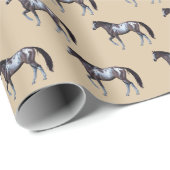 Appaloosa Stute | Westernpferd | laufend - Cadeaupapier (Rol Hoek)