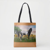 Appaloosa-Tas, kleur aanpassen Tote Bag (Voorkant)