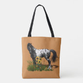 Appaloosa-Tas, kleur aanpassen Tote Bag (Achterkant)