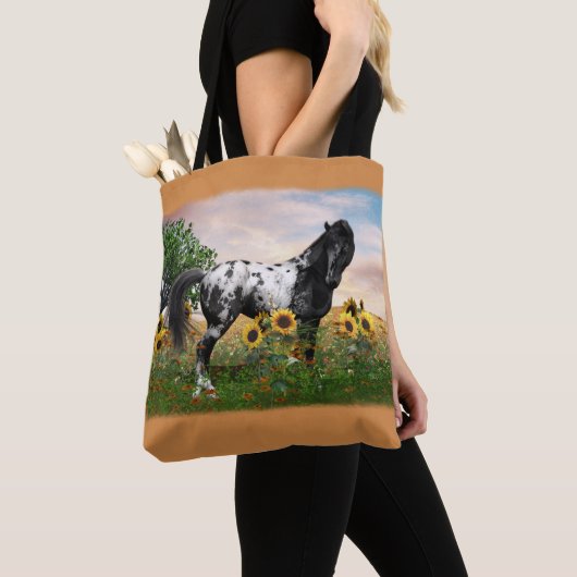 Appaloosa-Tas, kleur aanpassen Tote Bag (Dichtbij)