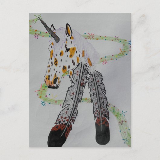 Appaloosa Unicorn Gift Products Briefkaart (Voorkant)