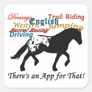 Appaloosa Vierkante Sticker