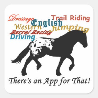 Appaloosa Vierkante Sticker