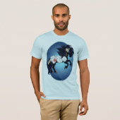 Appaloosa War Pony Oval Shirten T-shirt (Voorkant volledig)