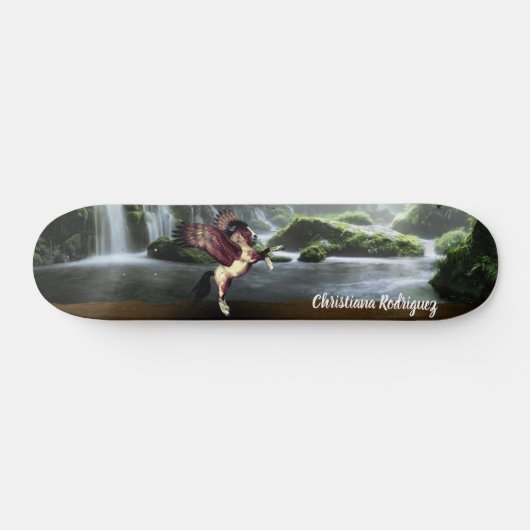 Appaloosa Winged Pegasus Skateboard (Horizontaal)