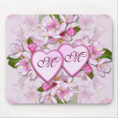 APPARAAT BLOSSOM ~ Monogram muisPad Muismat (Voorkant)