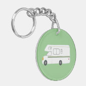 APPARAAT CAMPER RV Motorhome Camper CUSTOM Sleutelhanger (Voorkant Links)