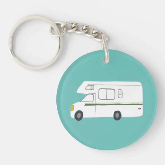 APPARAAT CAMPER RV Motorhome Camper CUSTOM Sleutelhanger (Voorkant)