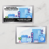 Apparaat- en elektronische reparaties visitekaartje (Voorkant / Achterkant)