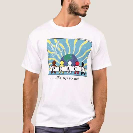 APPARAAT, ETC:  WORLD PEACE-SHIRT T-SHIRT (Voorkant)