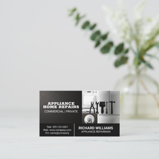 Apparaat | Reparatie Diensten Visitekaartje (Staand voorkant)