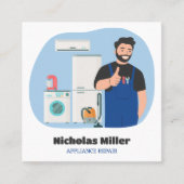 Apparaatreparatie Vierkante Visitekaartje (Voorkant)