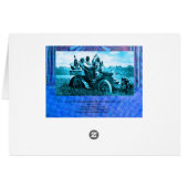 APPARATEN EN GERONIMO DIE EEN MOTORAUTO BESTUDEREN (Achterkant Horizontaal)